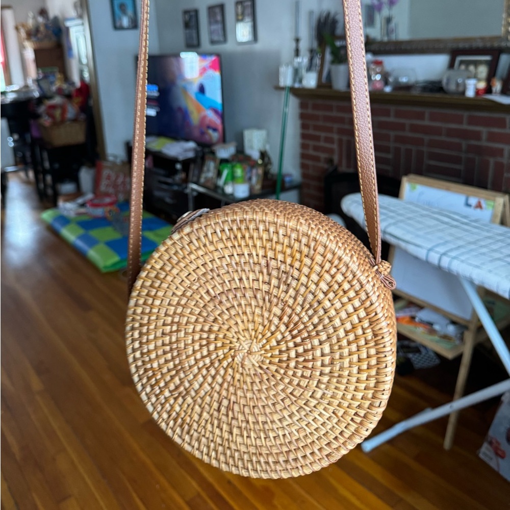 Woven Basket Weave Bag